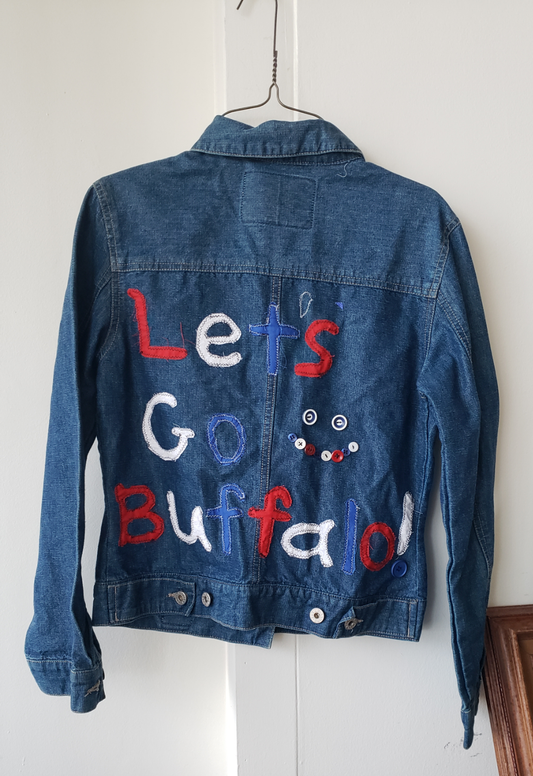 Let's Go Buffalo Jean Jacket (S)